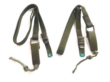 Lot Of 2  USGI OD Green Cargo Packboard Straps Quick Release Type picture