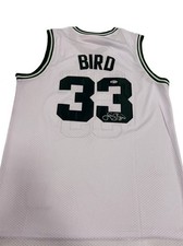Larry Bird #33 Autographed NBA Jersey CELTICS Beckett COA picture