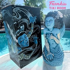 OFFICIAL Frankie's Tiki Room Bride Of Frankiestein Mermaid Tiki Mug + Art Box picture