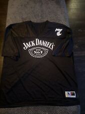 Jack Daniels Old No.7 Brand XXL Black Mesh Football Jersey Augusta Sportswear picture