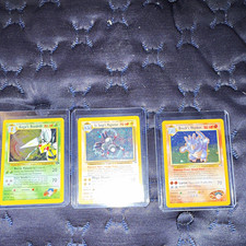 Pokemon  Gym Heroes/Challenge  Koga Beedrill Brock Rhydon Lt Surge Magneton Holo picture