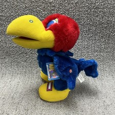 Vintage KU Jayhawks Plush University of Kansas Big Jay Mascot 14