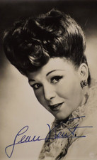 Vintage Actress JEAN KENT Stamped Signature Autograph Signed Photo Card 1950s picture