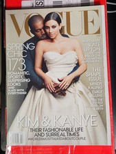 Vogue April 2014 Magazine Featuring Kim & Kanye on Cover picture