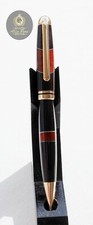 Handmade Designer pen 24KT Gold plating With African Blackwood & Bloodwood inlay picture