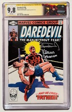 DAREDEVIL #164 CGC SS 9.8 DD ORIGIN RETOLD SIGNED BY FRANK MILLER & KLAUS JANSON picture