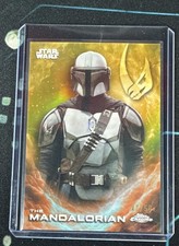 2025 Topps Chrome Star Wars The Mandalorian #CE-48 Costco Exclusive Gold /50 picture