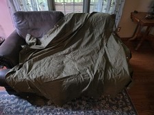 East German NVA DDR army Strichtarn camo poncho shelter-half tent  Zeltbahn picture