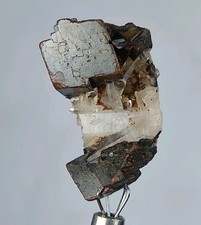 04 gms Small Size Of Siderite Crystals With Quartz From Skardu, Pakistan. picture
