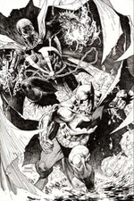 BATMAN/SPAWN #1 (JIM LEE 1:100 COVER N VARIANT)(2022) COMIC ~ DC picture