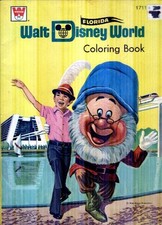 Walt Disney World Coloring Book Whitman 1972 picture