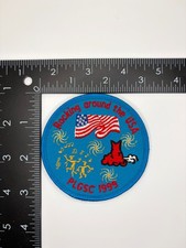 Vintage 1999 Penn Laurel Girl Scout Council PLGSC Patch Round Rocking Around USA picture