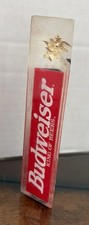 Vintage Budweiser Beer Tap Handle Acrylic, King of Beers - Bar Tap picture