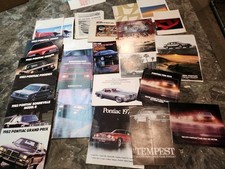 Pontiac Literature Bonneville Catalina Grand Prix GTO Tempest Brochure & More picture