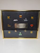 7 Eleven June 7, 1985 Pins In A Frame 12 Pins Golden Frame picture