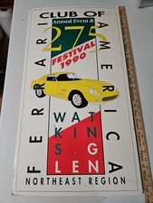 FERRARI 275 Club Of America Watkins Glen Northeast 1990 Festivalposter 16”x30” picture