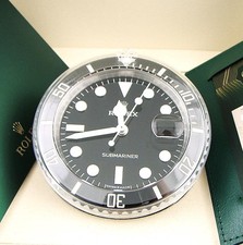 2026 New Rolex 909010LN Submariner Date Desk Clock 80mm Stainless Steel Warranty picture