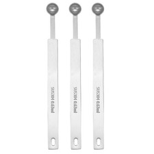 HARFINGTON 3pcs Single Measuring Spoon 1/8tsp | 0.63ml, Silver picture