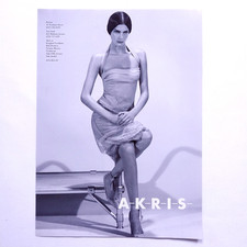 2006 Arkis Fashion Vintage Print Ad Advert Beautiful Woman Model Long Legs Heels picture