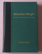 Absolute Magic Derren Brown Hard Cover Book Second Edition Magic picture