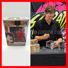NORMAN REEDUS SIGNED Daryl Dixon Funko POP #578 - The Walking Dead - COA & PIC picture