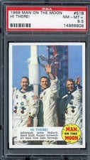 1969 Topps Man on the Moon #51 Hi There PSA 8.5 *DS15945 picture