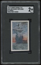 1914-15 Sweet Caporal T121 #196 World War 1 Scenes Just Missed SGC 2 picture