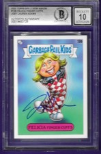 JOEY LAUREN ADAMS SIGNED 2023 TOPPS GPK FELICIA FINGER CUFFS BGS BAS 10 AUTO picture