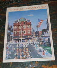 1988 Welcome to Pennridge Area ChamberCommerce Bucks County PA John Falter Cover picture