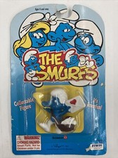 Postman Smurf New-Old Stock On Original Card 1995 Peyo Schleich picture