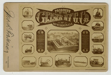 1880s Cabinet Card Photo Product Display of the Geiser MFG Co., Waynesboro Pa picture