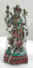 Ardhanarishvara Shiva Shakti Coral&Turquoise Inlay 19