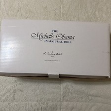 RARE MICHELLE OBAMA Inaugural Doll By The Danbury Mint NEVER OPENED Mint In Box picture