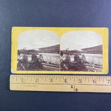 Bethlehem Stereoview M. A. Kleckner View from Ninty Hill 1860s Pennsylvania picture