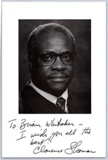 Clarence Thomas Hand Signed Photo - Supreme Court picture