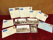 DEWSBURY ENGLAND 3 RPPC Photo Postcards 7 Ravensthorpe Letters 1949-1950 to USA picture
