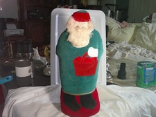 Vintage Wind-Up Musical Santa Rotating 12 Days of Christmas 14” Holiday Decor picture