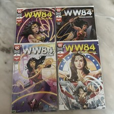 Rare & Limited FOUR Wonder Woman WW84 Museum Mayhem D.C. Universe #1 Comics.  picture