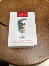 NIB Disney Soarin Mickey Mouse Prepare For Liftoff Ornament Hallmark SOLD OUT picture