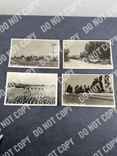 Vintage 1950s Camp Pendleton USMC RPPC Postcard Lot 4 San Luis Rey Gate CA picture