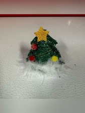 Green Mini Christmas Tree with Gold Star picture