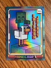 2024 Panini Minecraft Chicken Jockey #11 Iron Foil 162/475 picture