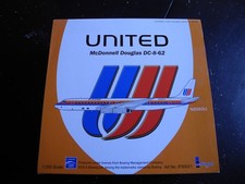 ULTRA RARE Inflight McDOnnell Douglas DC-8 UNITED, 1:200 PERFECT picture