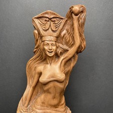 CocoJoe's of Hawaii Tahitian Dancer Hapa-Wood Statue HW56 12