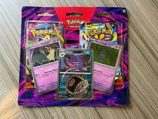 Pokémon TCG | Gengar, Mimikyu, Marshadow English 3-Card Promo + 2 Booster Packs picture