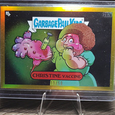 Topps 2024 Garbage Pail Kids Christine Vaccine Card #287a Serial Numbered /50 picture