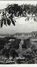 RPPC General View Of Balboa Canal Zone Real Photo Postcard 1937 picture