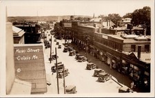 Main Street, CALAIS, Maine Real Photo Postcard picture