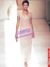 1997 Milan High Fashion Coverage Clipping Moschino, Anna Molinari, Armani, 1-Pg picture