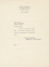 Owen J. Roberts (Supreme Court 1930-1945)- TLS from 1948 Signed picture